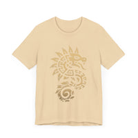 Quetzalcoatl Spiral Serpent Tribal Glyph Unisex T-Shirt