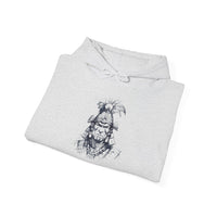 Fierce Inca Warrior Ink Illustration Unisex Hoodie