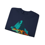 Machu Picchu Minimalist Sacred City Unisex Sweatshirt