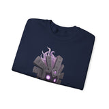 Shadow Aztec God with Glowing Eyes Unisex Sweatshirt