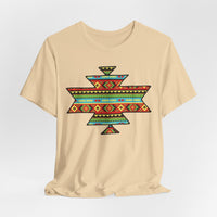 Sacred Geometric Textile Pattern Illustration Unisex T-Shirt
