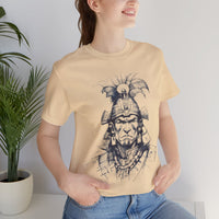 Fierce Inca Warrior Ink Illustration Unisex T-Shirt