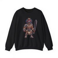 Obsidian Blade Fighter Pixel Art Unisex Sweatshirt