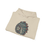 Vintage Native American Headdress Graphic Unisex Hoodie