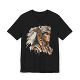 Aztec Jaguar Warrior Woman Watercolor Unisex T-Shirt