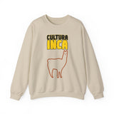 Sacred Inca Llama Emblem Unisex Sweatshirt