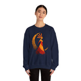 Mama Killa Inca Moon Goddess Glyph Style Unisex Sweatshirt