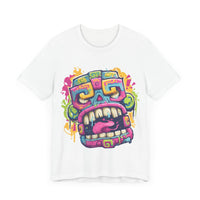 Graffiti Mayan Skull Cartoon Style Unisex T-Shirt