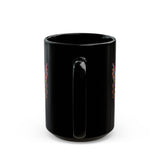 Indigenous Ceramic Vase Art Black Mug