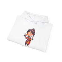 Chibi Inca Girl with Baby Condor Unisex Hoodie