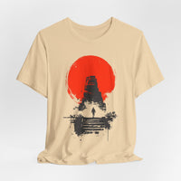 Tikal Mayan Temple Minimalist Art Unisex T-Shirt