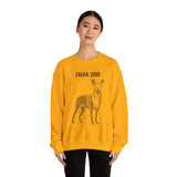 Sacred Inca Dog Illustration Unisex Sweatshirt