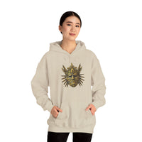 Aztec Golden Feather Headdress Mask Unisex Hoodie