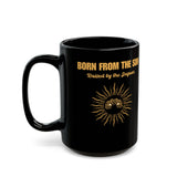 Sun Born Jaguar Guardian Black Mug