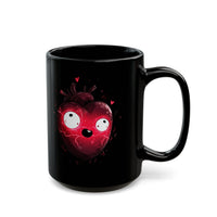 Glowing Aztec Sacrificial Heart Black Mug