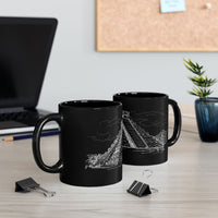 Chichén Itzá Kukulkán Step Pyramid Black Mug