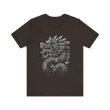 Aztec Serpent Quetzalcoatl Tribal Design Unisex T-Shirt