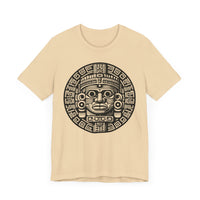 Aztec Totem Mesoamerican Art Illustration Unisex T-Shirt