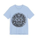 Mayan Jaguar Deity Woodcut Style Unisex T-Shirt