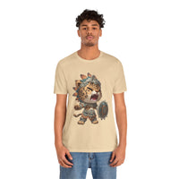Fierce Chibi Jaguar Warrior Mayan Style Unisex T-Shirt
