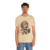 Fierce Chibi Jaguar Warrior Mayan Style Unisex T-Shirt