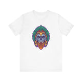 Aztec Indian Death Skull Tattoo Style Unisex T-Shirt