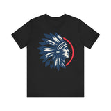 Tribal Visionary Chief Emblem Illustration Unisex T-Shirt