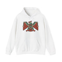 Aztec Solar Eagle Emblem Illustration Unisex Hoodie