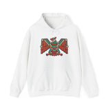 Aztec Solar Eagle Emblem Illustration Unisex Hoodie