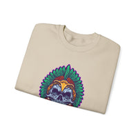 Aztec Indian Death Skull Tattoo Style Unisex Sweatshirt