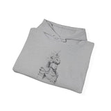 Young Jaguar Warrior Sketch Unisex Hoodie