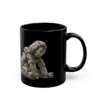 Ancient Andes Stone Colossus Graphic Black Mug