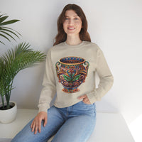 Mesoamerican Ornate Ceremonial Urn Unisex Sweatshirt
