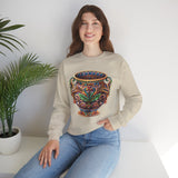 Mesoamerican Ornate Ceremonial Urn Unisex Sweatshirt