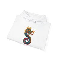 Aztec Serpent God Quetzalcoatl Modern Tribal Style Unisex Hoodie
