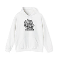 Aztec Eagle Pyramid Emblem Unisex Hoodie