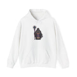 Cyber Temple Techno Priest Pixel Art Unisex Hoodie