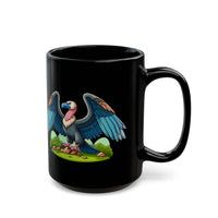 Inca Andean Condor Cartoon Spirit Black Mug