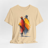 Andean Couple Poncho Art Unisex T-Shirt
