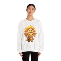 Chibi Inti Inca Sun God Cartoon Style Unisex Sweatshirt
