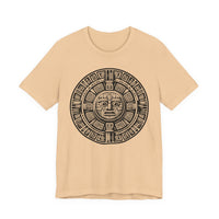 Sacred Aztec Calendar Face Unisex T-Shirt