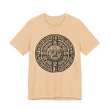 Sacred Aztec Calendar Face Unisex T-Shirt