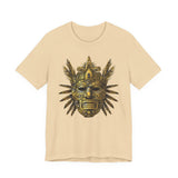 Aztec Golden Feather Headdress Mask Unisex T-Shirt