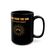 Sun Born Jaguar Guardian Black Mug