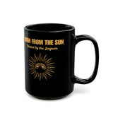 Sun Born Jaguar Guardian Black Mug