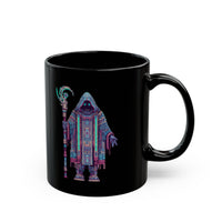 Digital Oracle Cyber Priest Black Mug
