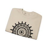 Aztec Mayan Totem Sun Symbol Unisex Sweatshirt