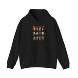 Aztec Gods Chibi Characters Pantheon Unisex Hoodie