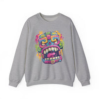 Graffiti Mayan Skull Cartoon Style Unisex Sweatshirt