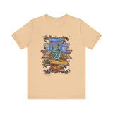 Aztec Turquoise Cactus Desert Landscape Unisex T-Shirt